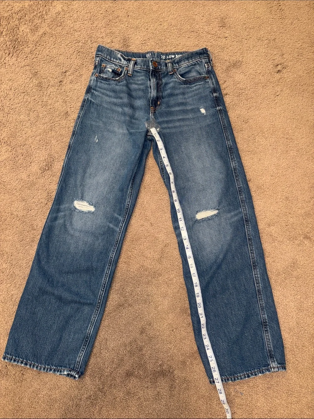 Gap Teen Low Rise Stride Jeans Size 12